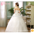 Zhongshan Crystal Beaded Backless Wedding Dresses Lace Sweetheart